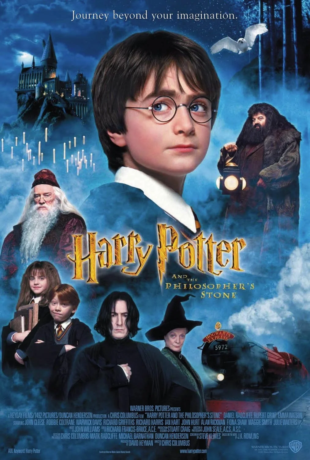 Harry Potter and the Philosopher's Stone poster, 2001