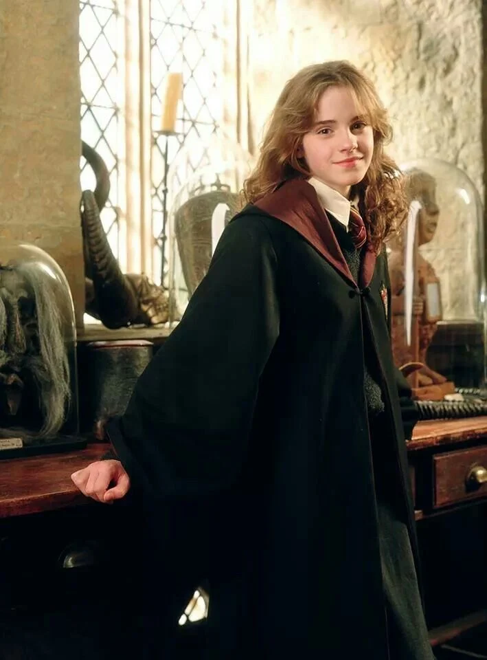 Hermione Granger in Gryffindor robes