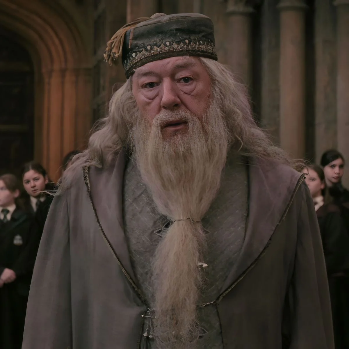 Albus Dumbledore in the entrance hall