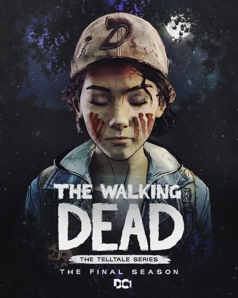 The Final Season poster, Clementine with her eyes closed